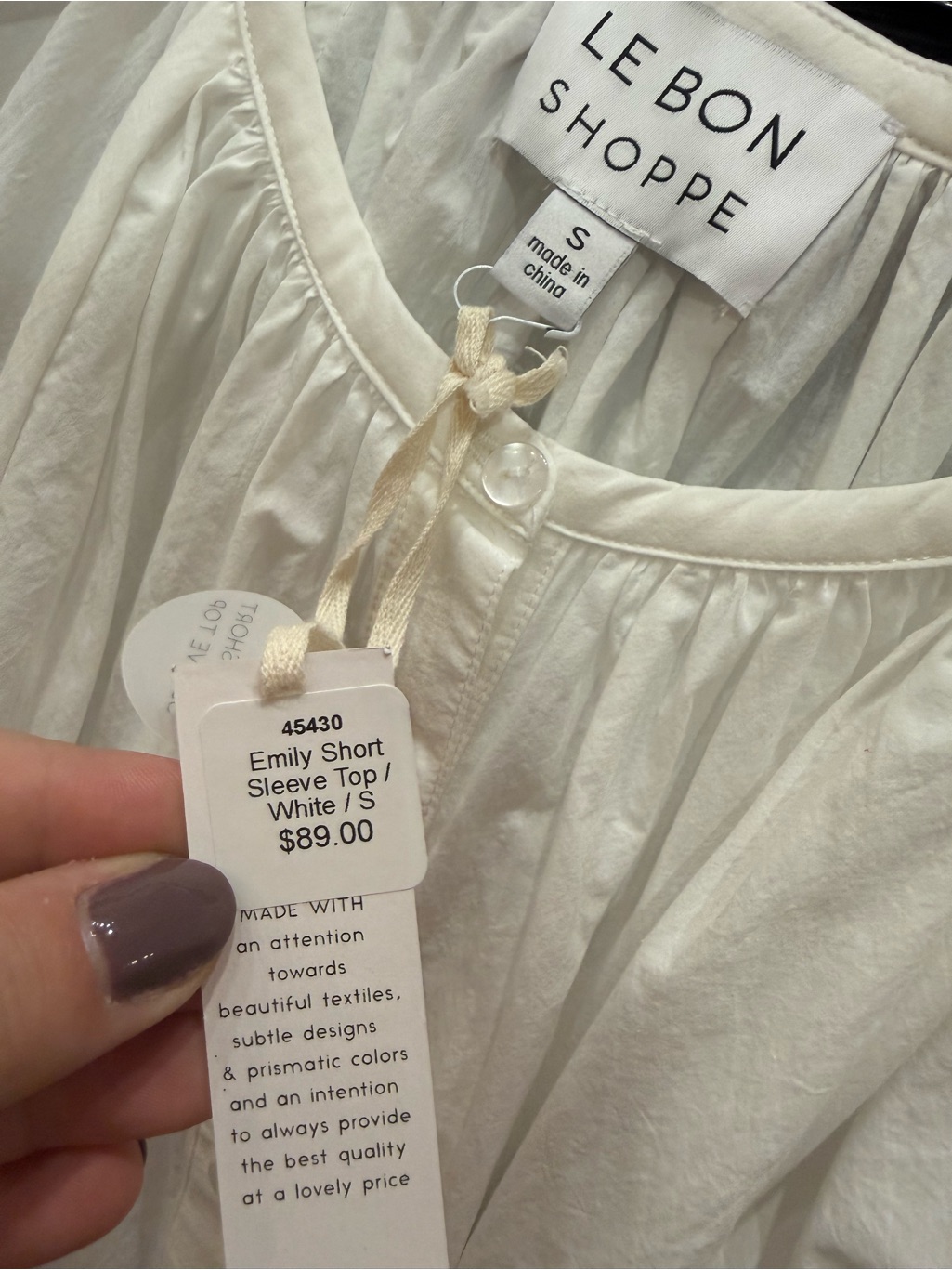 Le Bon Shoppe Emily Blouse — image 8 of 8